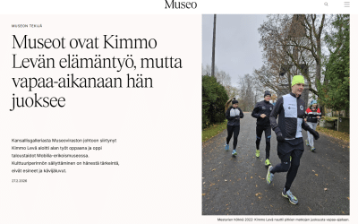Museolehden henkilöhaastattelussa Kimmo Levä